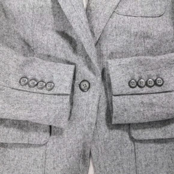 🌟SOLD🌟 Gap Womens Gray Wool Blazer Size 2 - Picture 6 of 8